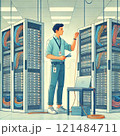 ネットワークの技術者 121484711