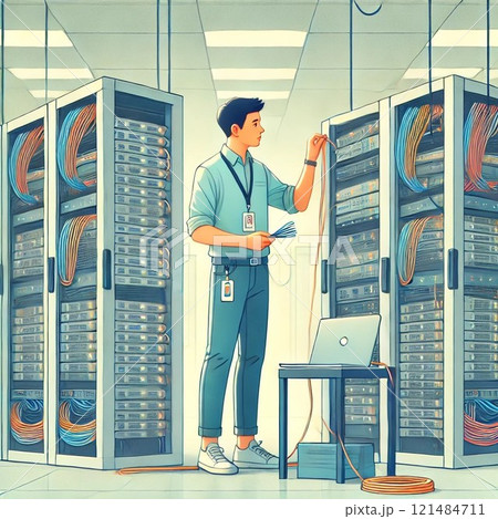ネットワークの技術者 121484711
