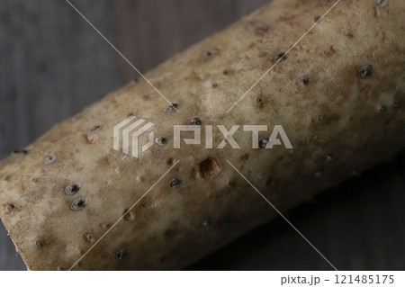 ひげ根を焼いた長芋 121485175