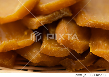 干し芋のクローズアップ 干し芋のクローズアップ 121485465