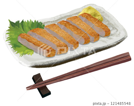 じゃこ天(皿、箸付き) じゃこ天(皿、箸付き) 121485548
