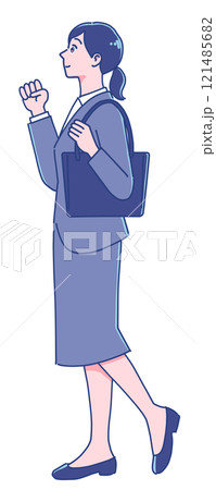 就職活動する女性 就職活動する女性 121485682
