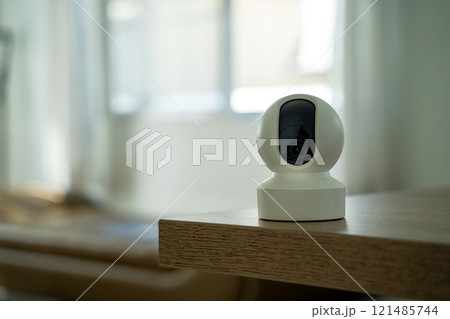 home security camera Smart CCTV cameras detect your beloved cat for safety. 121485744