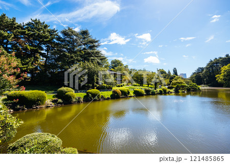 Shinjuku Gyoen National Garden in Tokyo Japan Shinjuku Gyoen National Garden in Tokyo Japan 121485865