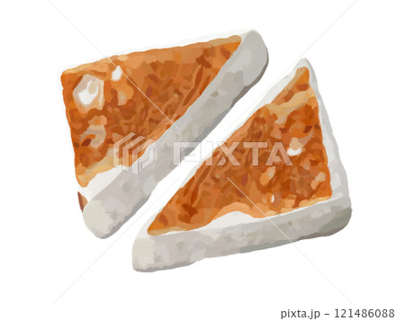 はんぺん(三角)焼き色 はんぺん(三角)焼き色 121486088