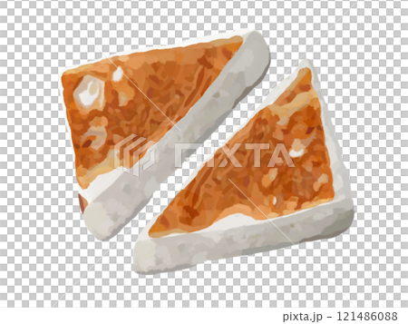 はんぺん(三角)焼き色 はんぺん(三角)焼き色 121486088