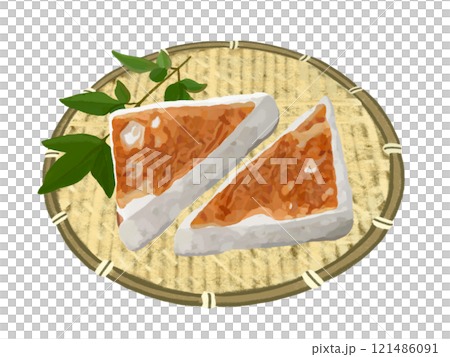 漢盆（三角）烤棕，漏勺，南天葉 121486091