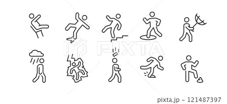Unlucky Icons Set 121487397