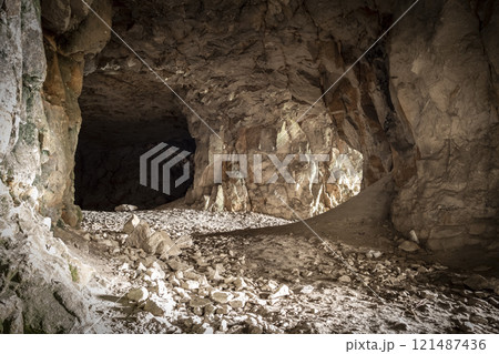 In a cave In a cave 121487436