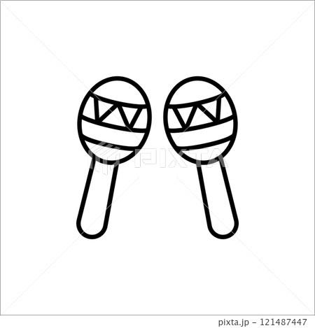 Maracas Icon 121487447