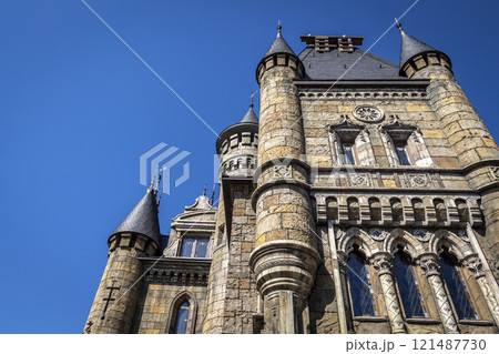 Castle in the Gothic style Castle in the Gothic style 121487730