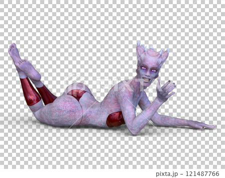 Female alien 121487766