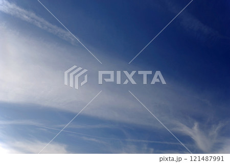 空模様 雲模様 空の風景 空イメージ素材 空模様 雲模様 空の風景 空イメージ素材 121487991