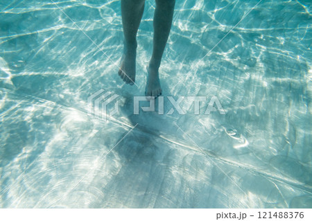 水中ウォーキング 水中ウォーキング 121488376
