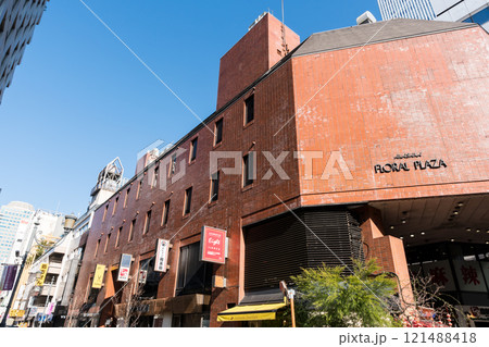 赤坂フローラルプラザビル エスプラナード赤坂通り 冬晴れの青空 東京都港区赤坂3丁目 赤坂フローラルプラザビル エスプラナード赤坂通り 冬晴れの青空 東京都港区赤坂3丁目 121488418