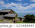 瀬戸内海の離島高見島の高台から風景（香川県高美島）2 121488445