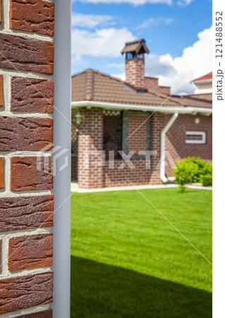 The building is in the backyard The building is in the backyard 121488552