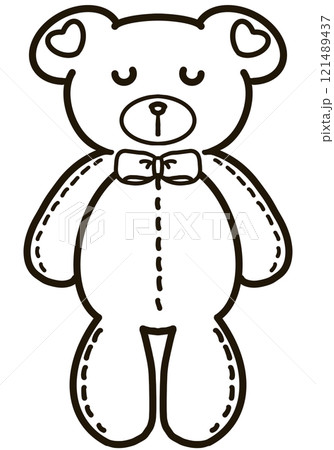 Minimalist Outline Drawing of a babe bear Elegant Design set, Cute hand drawn. Minimalist Outline Drawing of a babe bear Elegant Design set, Cute hand drawn. 121489437