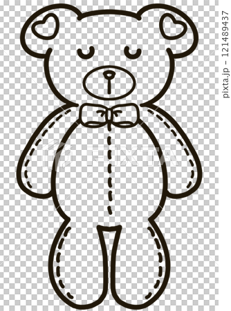 Minimalist Outline Drawing of a babe bear Elegant Design set, Cute hand drawn. Minimalist Outline Drawing of a babe bear Elegant Design set, Cute hand drawn. 121489437