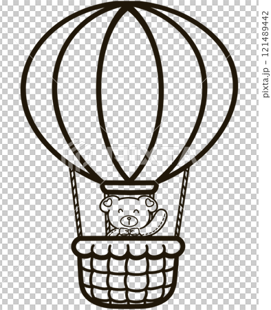 Minimalist Outline Drawing of a babe bear Elegant Design set, Cute hand drawn. 121489442