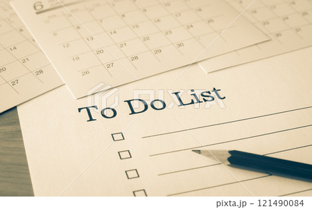To Do リスト やることリスト To Doリストとカレンダー To Do リスト やることリスト To Doリストとカレンダー 121490084