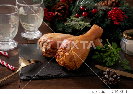 ターキーレッグ　クリスマスイメージ 121490132