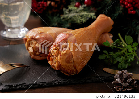 ターキーレッグ　クリスマスイメージ 121490133
