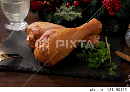 ターキーレッグ　クリスマスイメージ 121490136