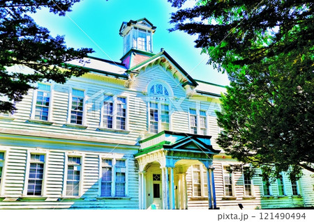 北海道大学 古河記念講堂の外観 北海道大学 古河記念講堂の外観 121490494