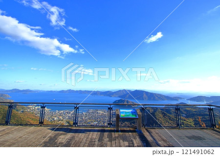 鉢巻展望台(野呂山中腹)から望む瀬戸内風景 121491062