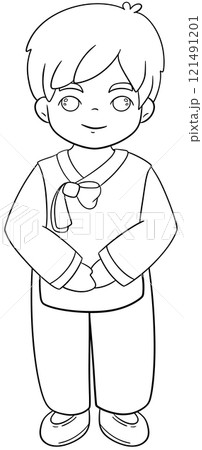 Hanbok Coloring Page 121491201
