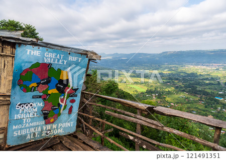 Looking out over the rift valley 121491351