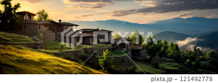 Charm of stone villages , nestled among hills and providing a tranquil escape. 121492778