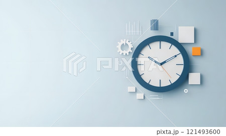 Artistic interpretation of Earth as a clock, showing rotation and time flow Artistic interpretation of Earth as a clock, showing rotation and time flow 121493600