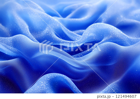 ブルーの布のイメージ ブルーの布のイメージ 121494607