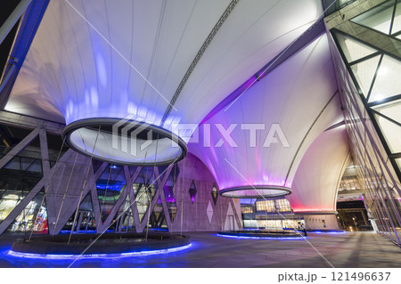 Building view of the Dadong Arts Center in Fengshan District, Kaohsiung, Taiwan is positioned as a multi-functional cultural park. Building view of the Dadong Arts Center in Fengshan District, Kaohsiung, Taiwan is positioned as a multi-functional cultural park. 121496637