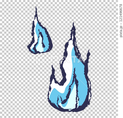 Hand-drawn illustration of a human spirit 121496678