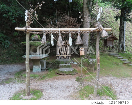本殿は現存する日本最古の大社造りで国宝の島根松江大庭町にある神魂神社、かもすじんじゃ 121496710