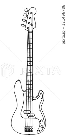 ベースのイラスト 121496786