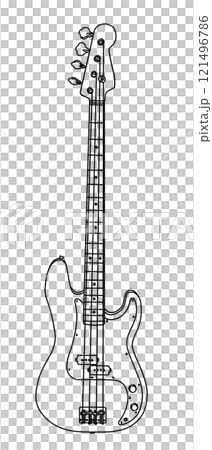 ベースのイラスト 121496786