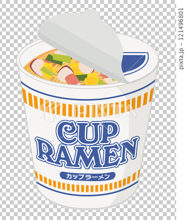 Food_Cup ramen_Seafood_Open the lid 121496801