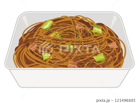 カップ麺_ソースやきそば 121496885