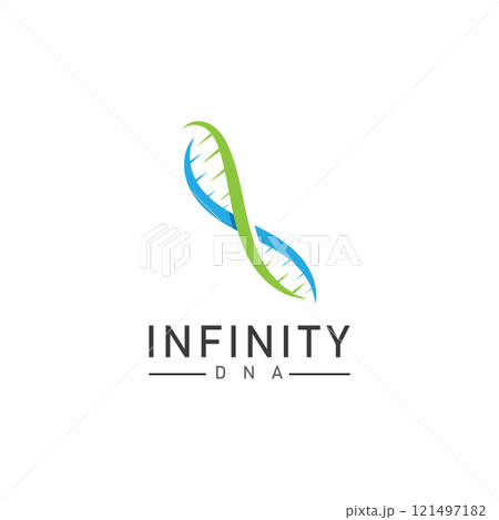 infinity dna logo icon vector infinity dna logo icon vector 121497182