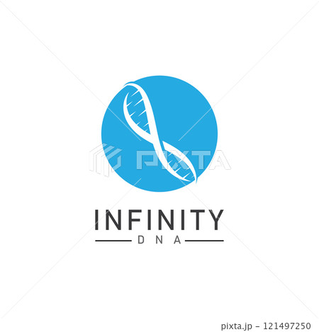 infinity dna logo icon vector 121497250