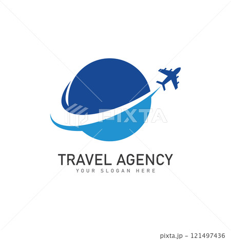 travel agency logo design template vector travel agency logo design template vector 121497436