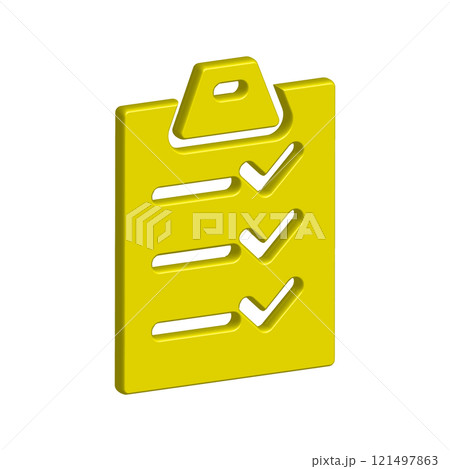 Checklist icon design template Checklist icon design template 121497863