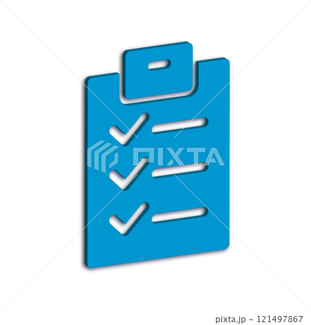 Checklist icon design template Checklist icon design template 121497867