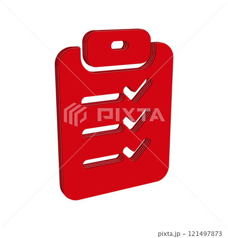 Checklist icon design template Checklist icon design template 121497873