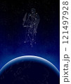 宙を駆ける乙女座（星座イラスト） 121497928
