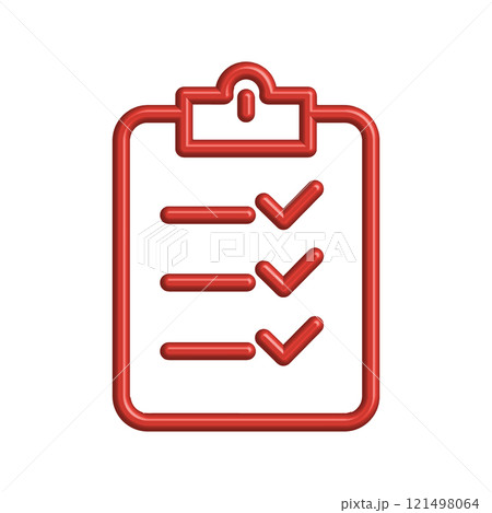Checklist icon design template Checklist icon design template 121498064